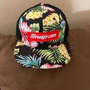 Hawaiian flower cap